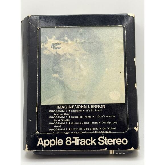 Other - John Lennon-Imagine Apple 8 Track Tape-CLEAN-Beatles!